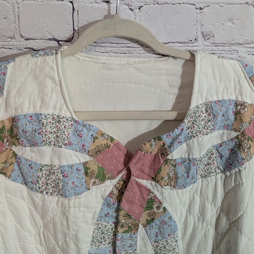 Homemade Quilt Coat -Wedding Ring - Picture 3 of 6
